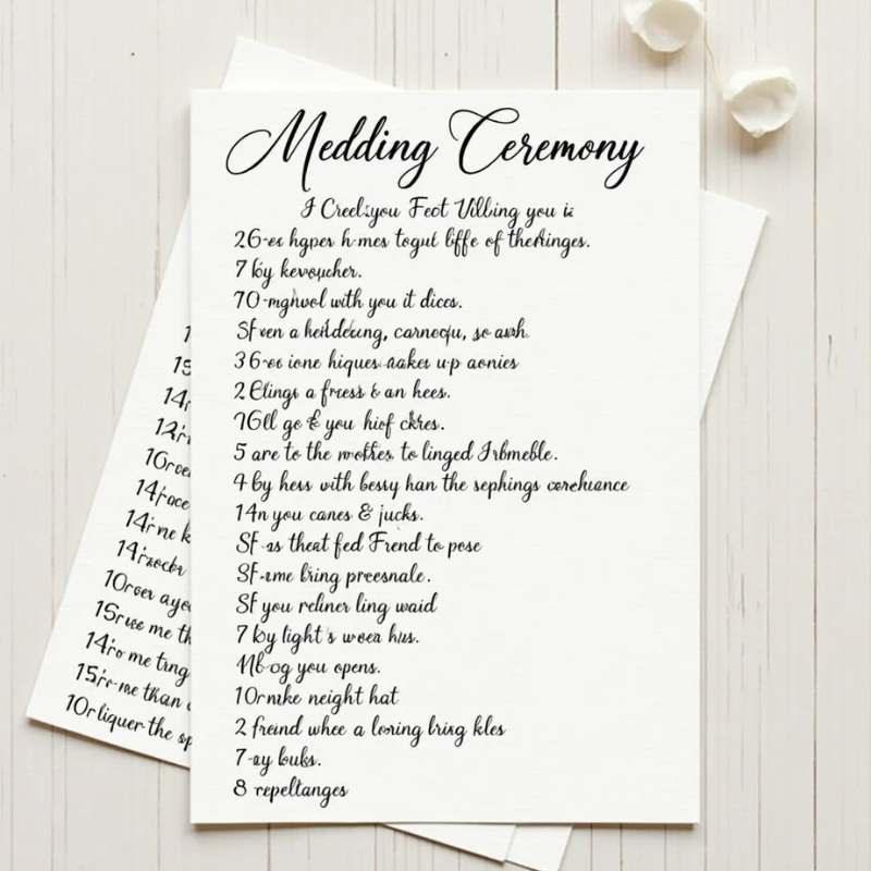 Perfect Wedding Ceremony Officiant Script