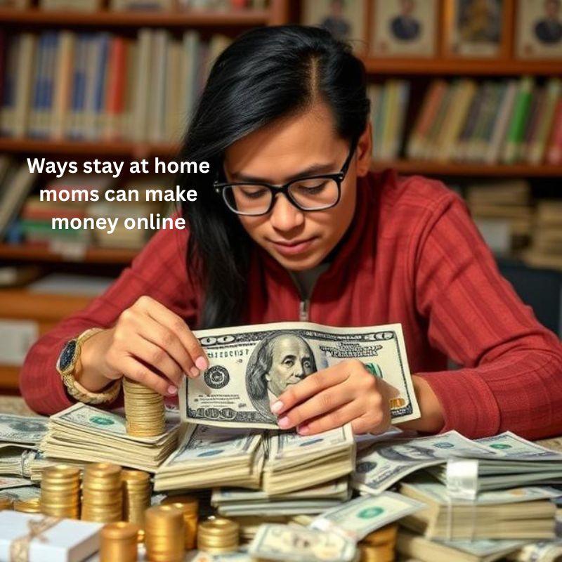 Ways stay at home moms can make money online