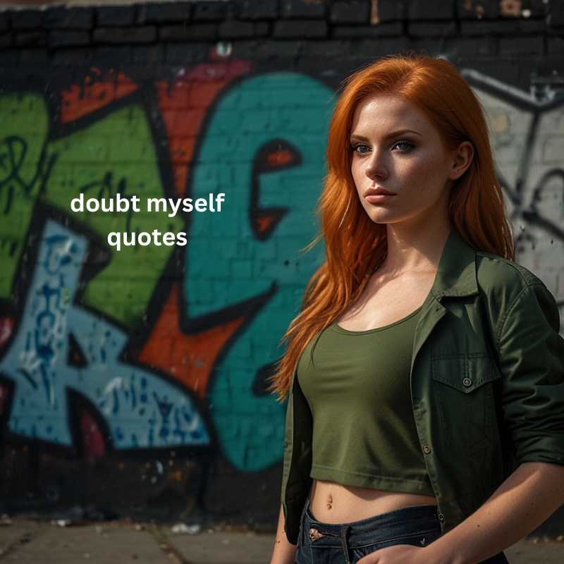 doubt myself quotes in english