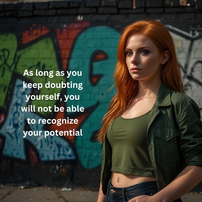 doubt myself quotes in english: trust in yourself Keep your courage up 2 doubt myself quotes in english