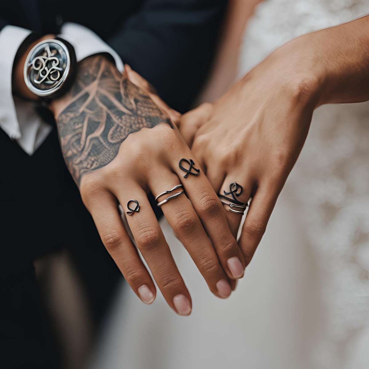 marriage ring tattoos