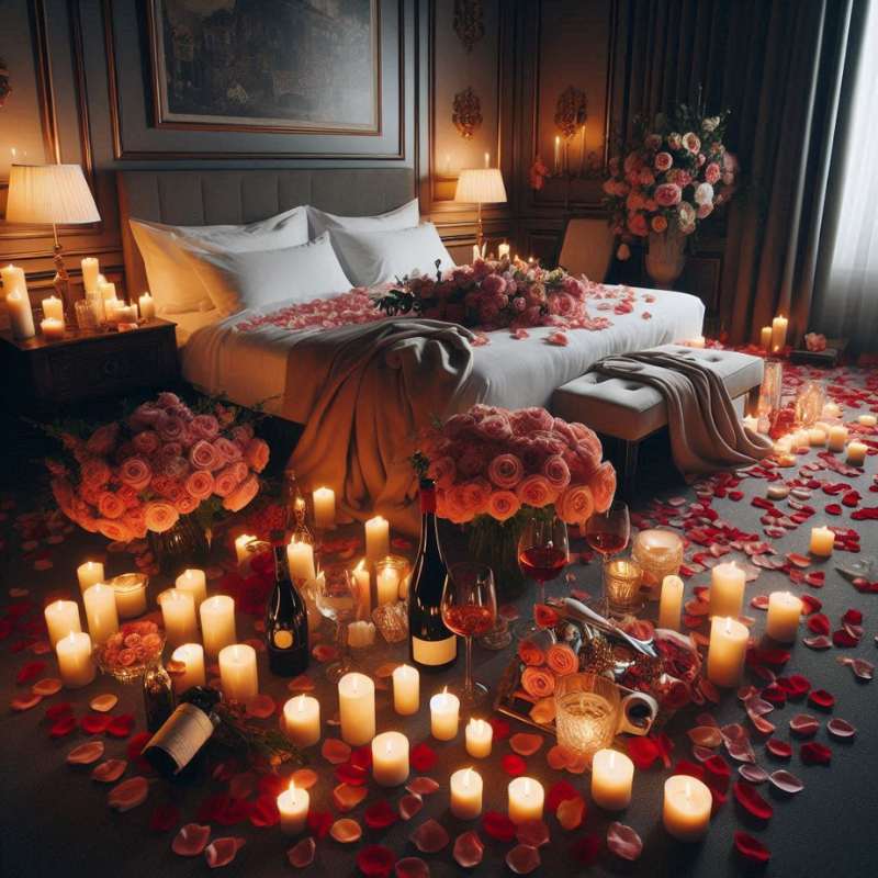 things to bring to a hotel for a romantic night 