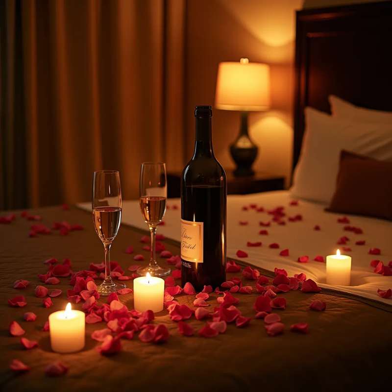 things to bring to a hotel for a romantic night 