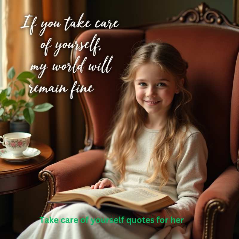 ❤️ Take care of yourself quotes for her in english ❤️