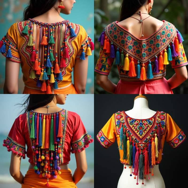 traditional blouse back neck designs images 2025 33 Latest traditional blouse designs images simple
