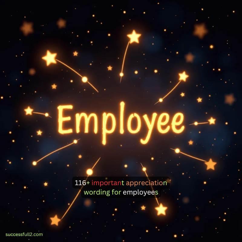 appreciation wording for employees