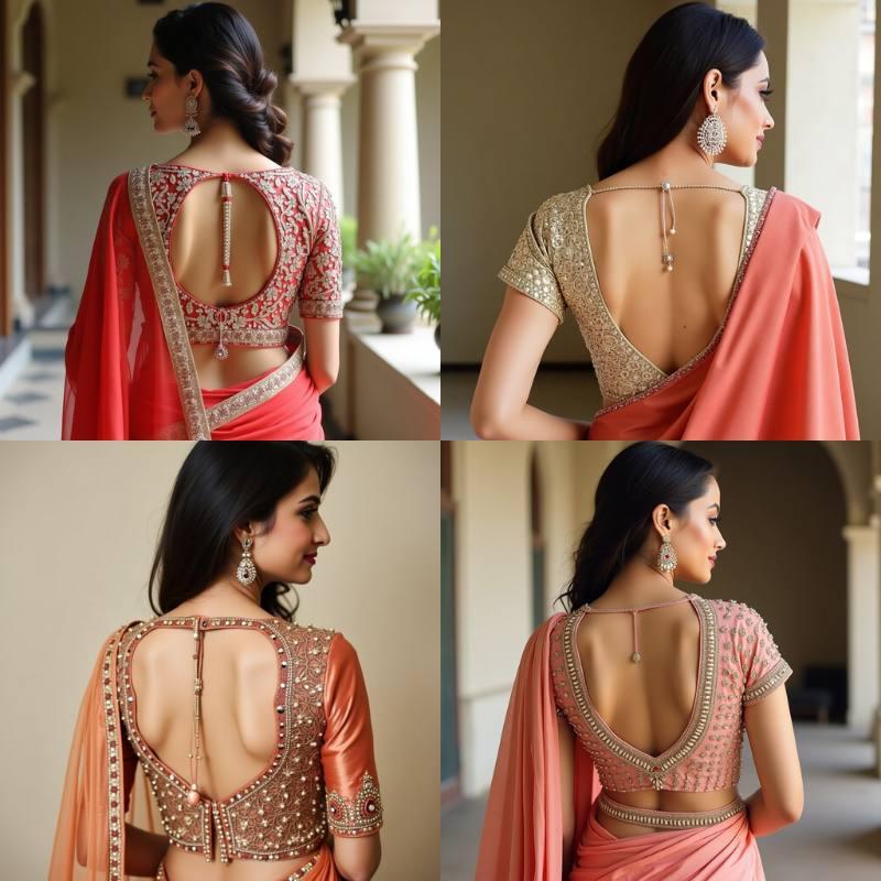 traditional blouse back neck designs images 2025 2 traditional blouse back neck designs images1