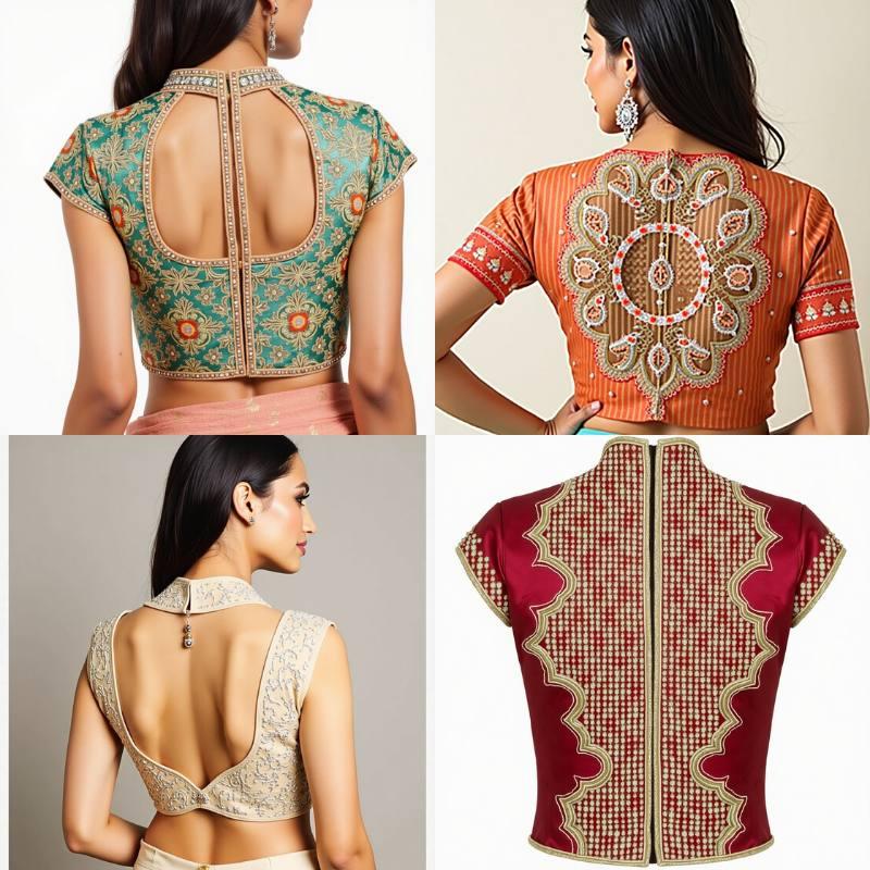 traditional blouse back neck designs images 2025 5 traditional blouse back neck designs images4
