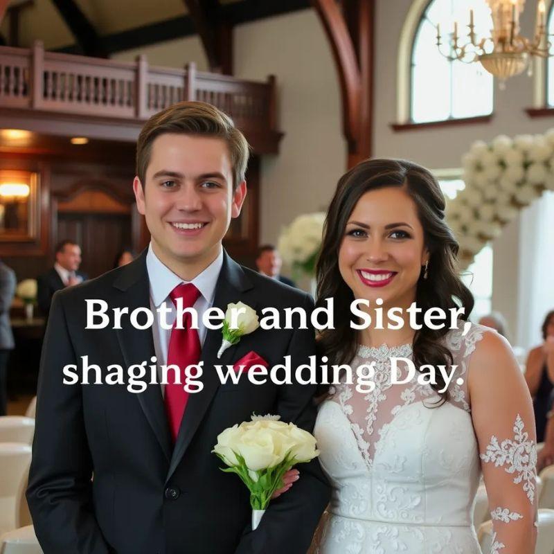 Happy married life wishes to brother