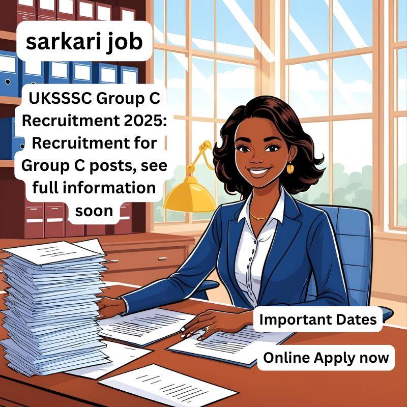 UKSSSC Group C Recruitment 2025